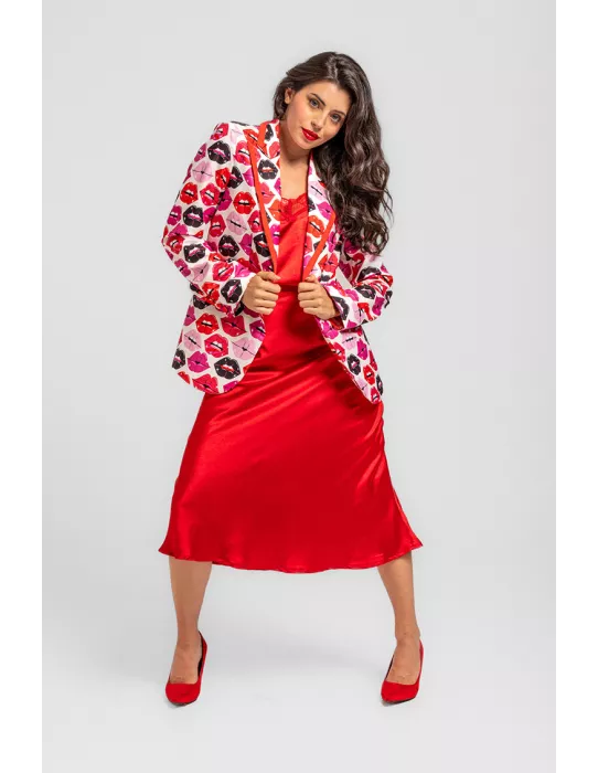 Falda Midi Lolina Evase Pantone