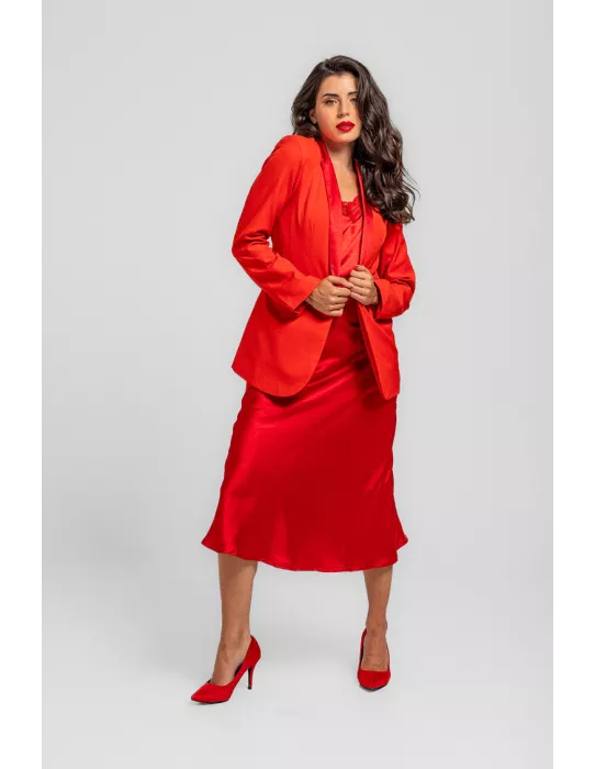 Falda Midi Lolina Evase Pantone