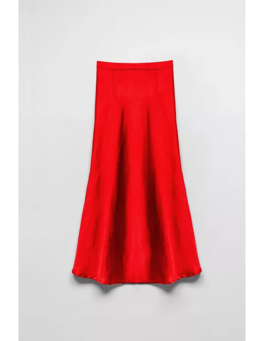 Falda Midi Lolina Evase Pantone