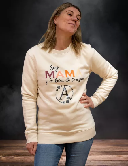 Sudadera Personalizable Soy Mama y Reina