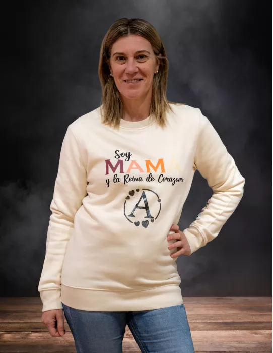 Sudadera Personalizable Soy Mama y Reina