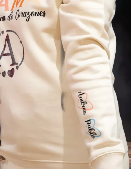 Sudadera Personalizable Soy Mama y Reina