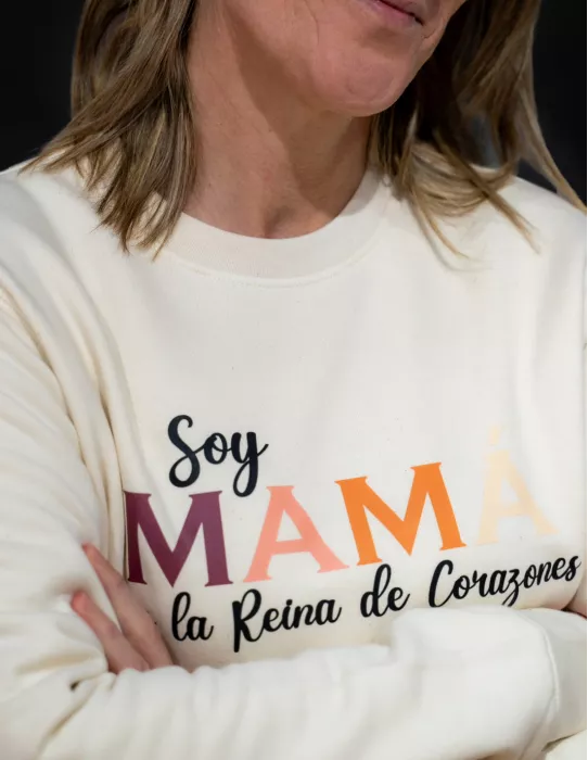 Sudadera Personalizable Soy Mama y Reina