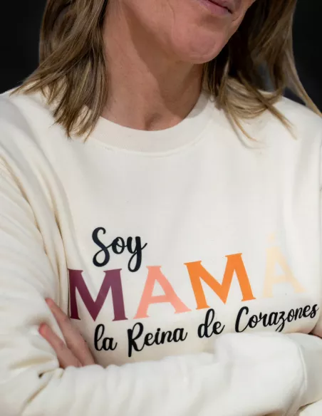 Sudadera Personalizable Soy Mama y Reina
