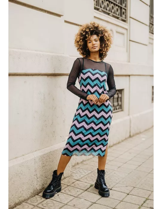 Vestido Animosa Zig Zag