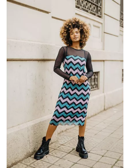 Vestido Animosa Zig Zag
