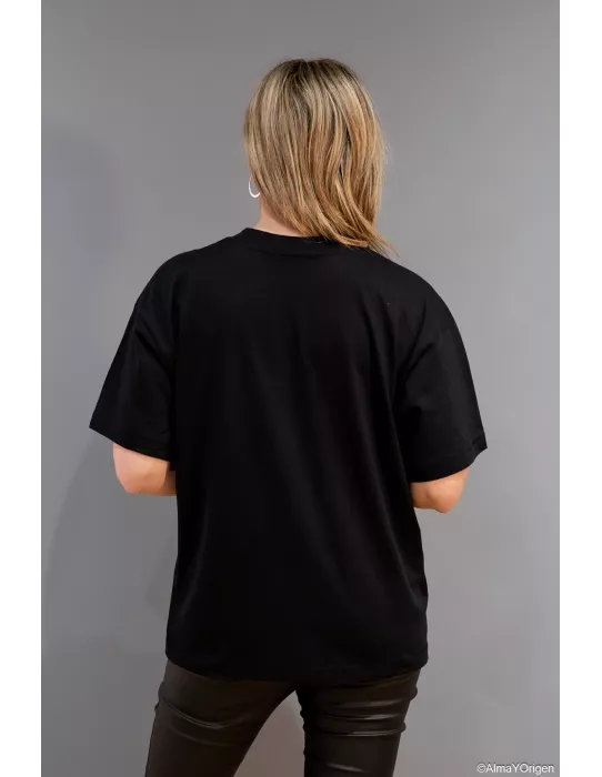 Camiseta Unisex Negra Personalizada SOY DC deira