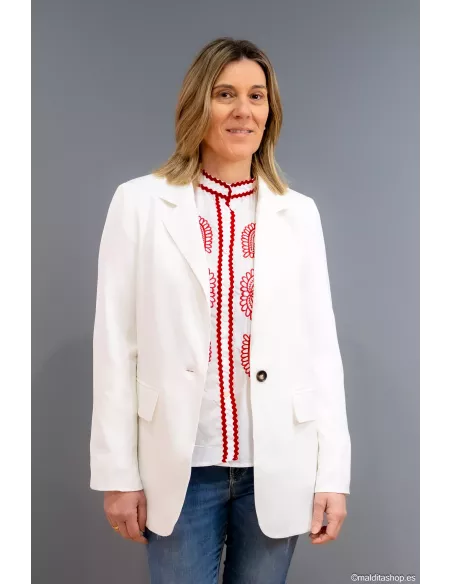 Blazer Blanca