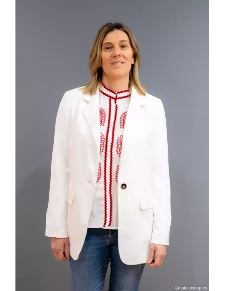 Blazer Blanca