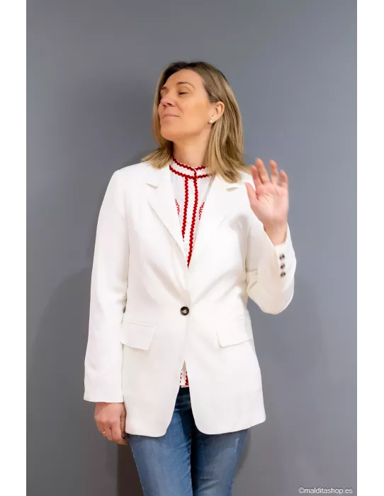 Blazer Blanca