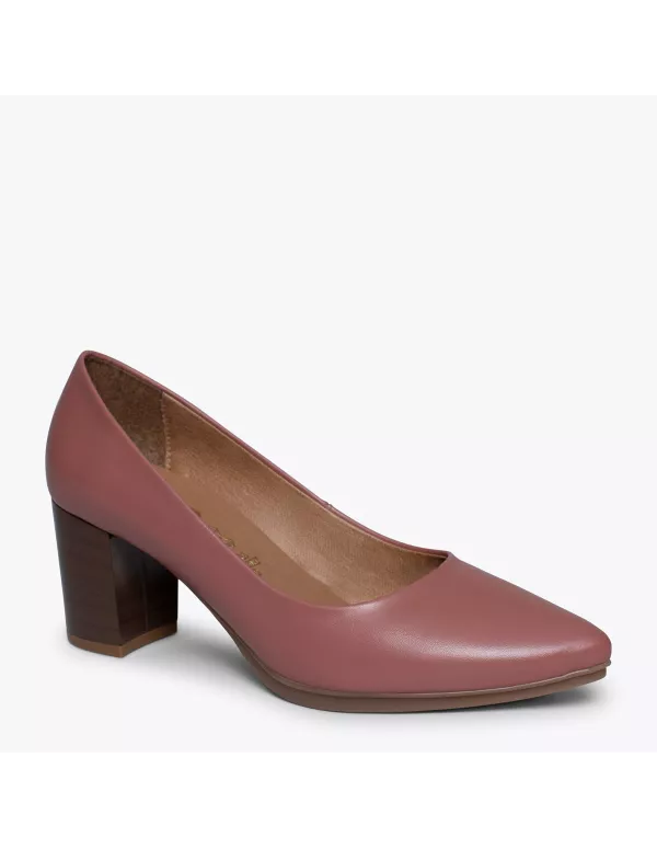 Zapatos URBAN SALÓN maquillaje con tacón madera 2