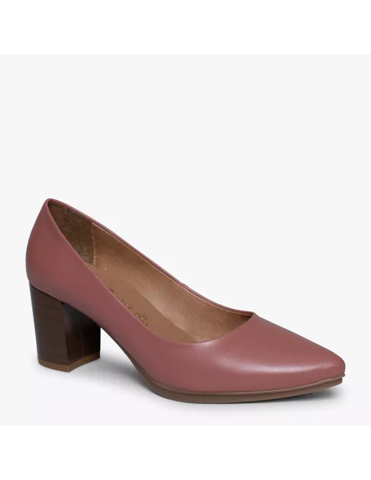 Zapatos URBAN SALÓN maquillaje con tacón madera