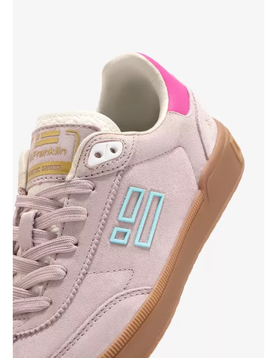 Sneakers D. Franklin Rebel basic rosa claro