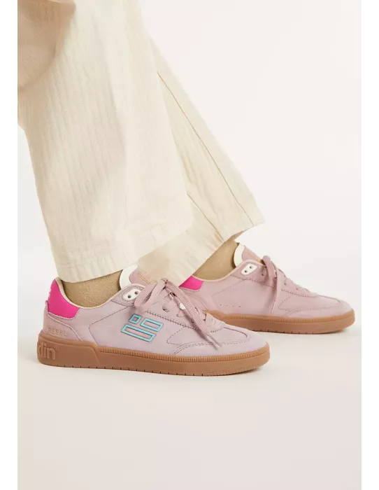 Sneakers D. Franklin Rebel basic rosa claro