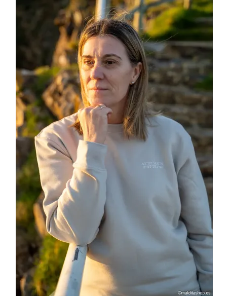 Sudadera Unisex Cedeira '25 gris personalizable