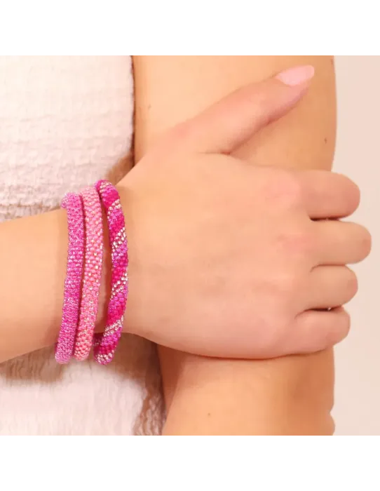 Pulsera Anartxy Akira Cristal Rosa