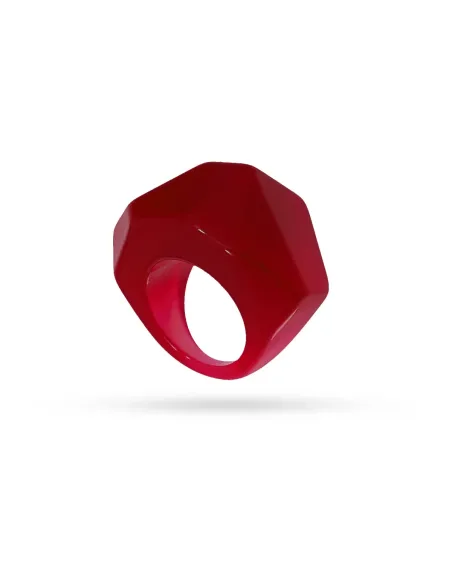 Anillo Anartxy Resin Coconut Rojo