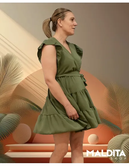 Vestido Corto Livie Verde