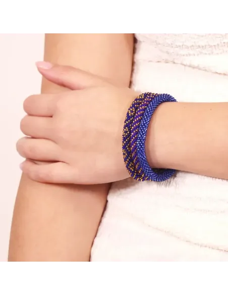 Pulsera Anartxy Thali Azul/Dorado