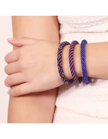 Pulsera Anartxy Thali Malva Dorado
