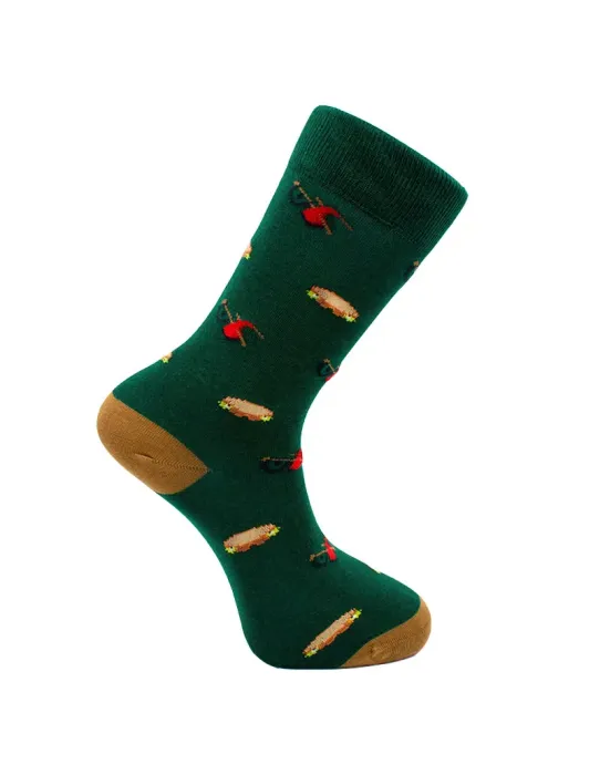 Calcetines Gaitas e Panderetas Verde · SomosOcéano