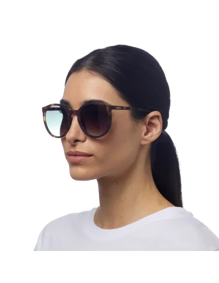 Gafas de Sol Okkia Berlino Classic Havana | Montura Cuadrada Soft Touch UV 400 | Maldita