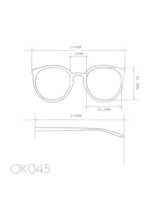 Gafas de Sol Okkia Berlino Classic Havana | Montura Cuadrada Soft Touch UV 400 | Maldita