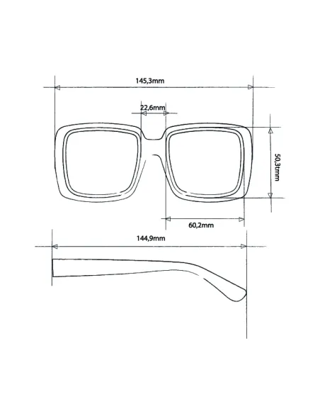 Gafas de Sol Okkia Alessia Classic Havana | Estilo Cat Eye Soft Touch UV 400 | Maldita