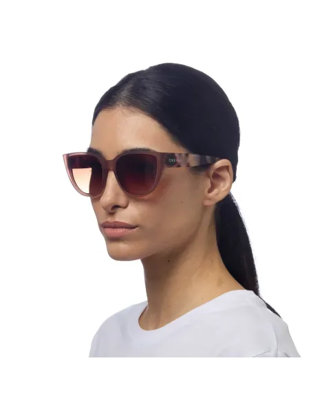 Gafas de Sol Okkia Silvia Pink Havana | Montura Carey Fucsia Soft Touch UV 400 | Maldita