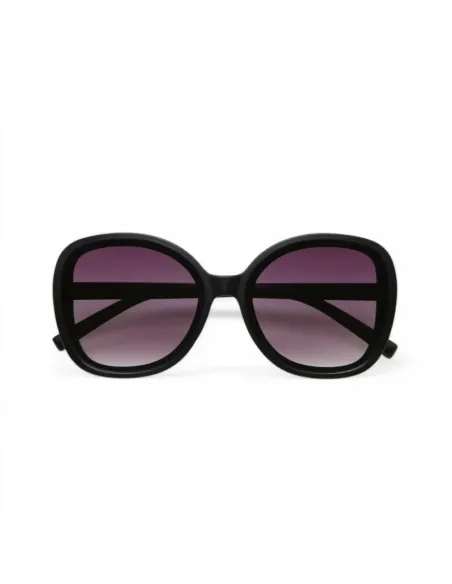 Gafas de Sol Okkia Anna Negro | Montura Redonda Soft Touch UV 400 | Maldita