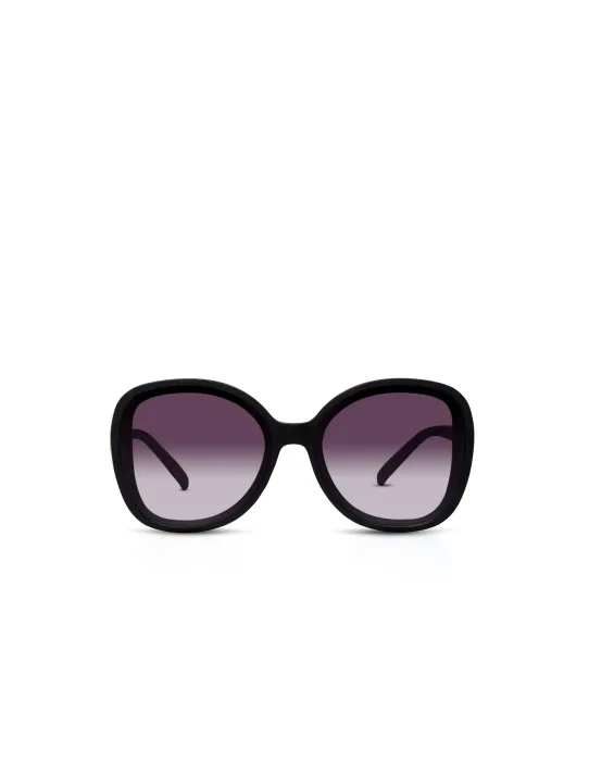 Gafas de Sol Okkia Anna Negro | Montura Redonda Soft Touch UV 400 | Maldita