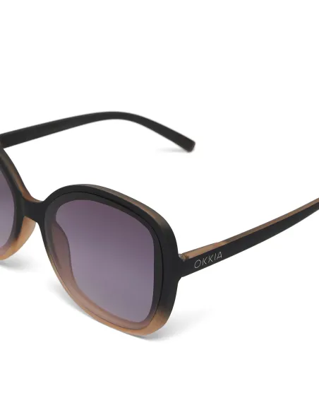 Gafas de Sol Okkia Anna Black Shaded Rose | Montura Degradada Soft Touch UV 400 | Maldita