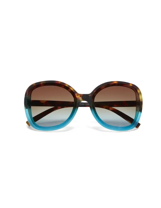 Gafas de Sol Okkia Anna Habana y Azul | Montura Redonda Soft Touch UV 400 | Maldita
