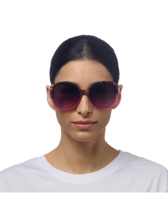 Gafas de Sol Okkia Anna Habana Rosa | Montura Redonda Soft Touch UV 400 | Maldita