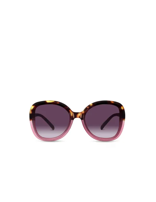 Gafas de Sol Okkia Anna Habana Rosa | Montura Redonda Soft Touch UV 400 | Maldita