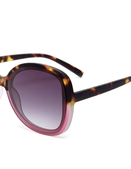 Gafas de Sol Okkia Anna Habana Rosa | Montura Redonda Soft Touch UV 400 | Maldita