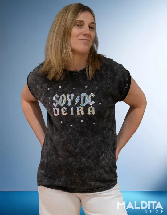 Camiseta Soy DC Deira Party Edition | Edición limitada con strass y diseño holográfico
