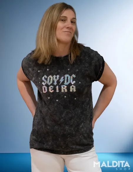 Camiseta Soy DC Deira Party Edition | Edición limitada con strass y diseño holográfico