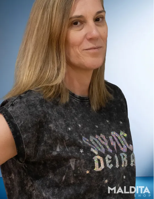 Camiseta Soy DC Deira Party Edition | Edición limitada con strass y diseño holográfico
