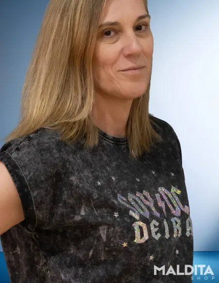 Camiseta Soy DC Deira Party Edition | Edición limitada con strass y diseño holográfico
