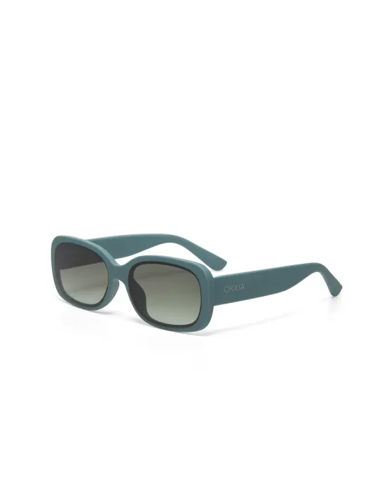Gafas de Sol Okkia Chiara Green Sage | Montura Verde Salvia Soft Touch UV 400 | Maldita