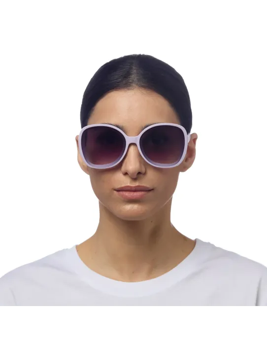 Gafas de Sol Okkia Anna Liliac Breeze | Montura Redonda Lila Soft Touch UV 400 | Maldita