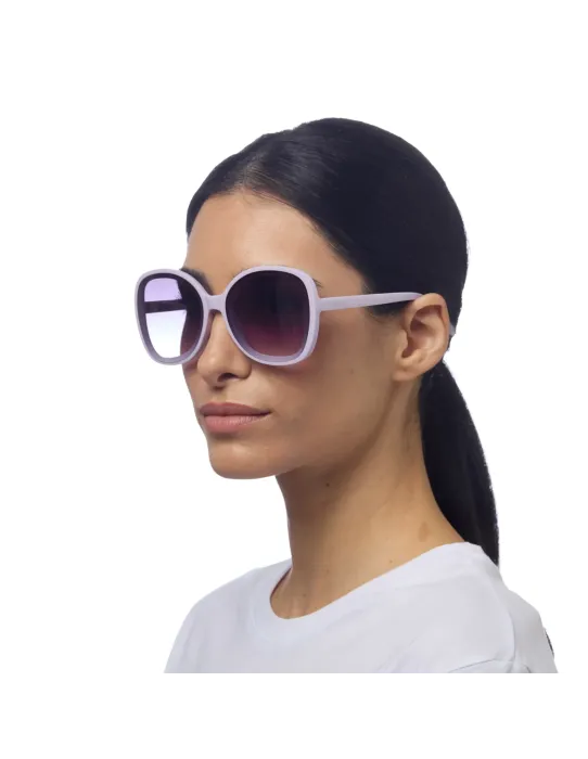 Gafas de Sol Okkia Anna Liliac Breeze | Montura Redonda Lila Soft Touch UV 400 | Maldita