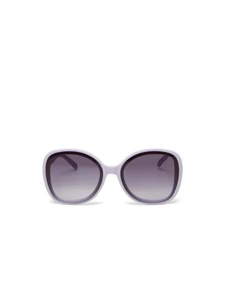 Gafas de Sol Okkia Anna Liliac Breeze | Montura Redonda Lila Soft Touch UV 400 | Maldita