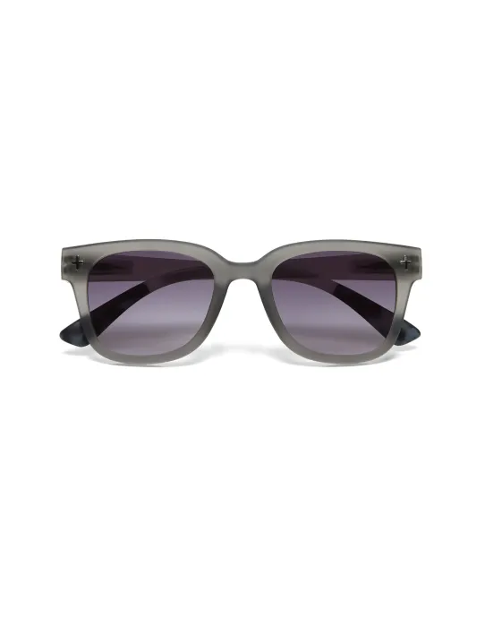 Gafas de Sol Okkia Giovanni Gris | Montura Cuadrada Soft Touch UV 400 | Maldita
