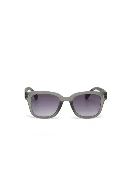 Gafas de Sol Okkia Giovanni Gris | Montura Cuadrada Soft Touch UV 400 | Maldita