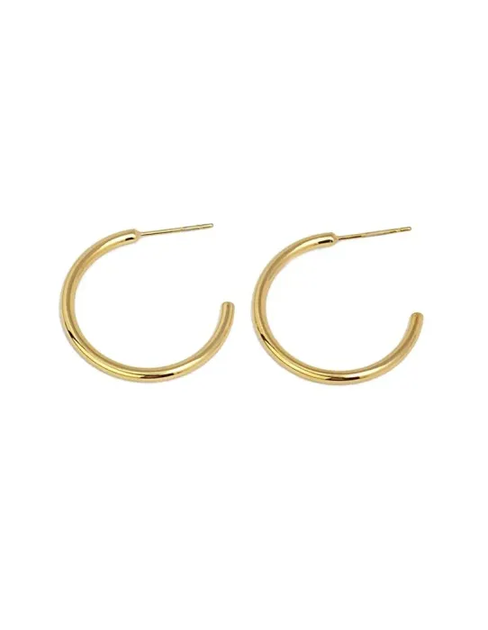 Pendientes Aros Anartxy Marlene · Aros pequeños 20 mm en dorado y plateado