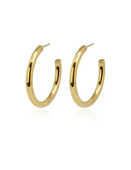 Pendientes Aros Anartxy Marciala · Aros medianos en dorado y plateado