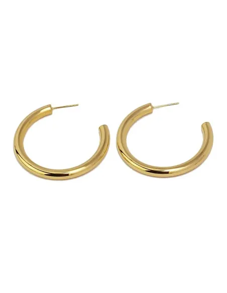 Pendientes Aros Anartxy Marciala · Aros medianos en dorado y plateado