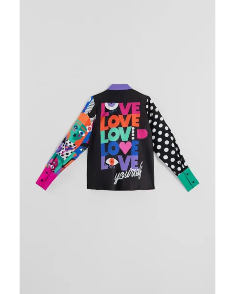 Camisa Combinada Caras Picasso · Lolina ImPERFECTA